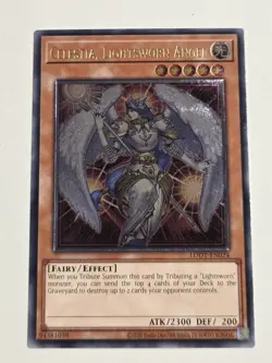 Celestia, Lightsworn Angel (UTR) LODT-EN024 EURO Ultimate Rare Yugioh Unlimited - Image 2