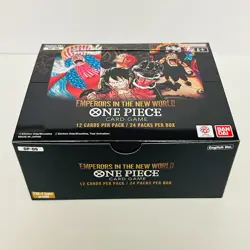 One Piece English OP-09 EMPERORS IN THE NEW WORLD Booster Box NO SHRINK - USA -B - Image 1