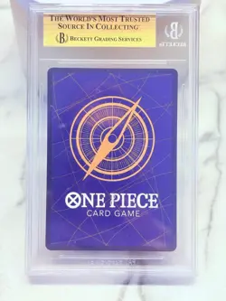 2022 One Piece MONKEY.D.LUFFY BGS 9.5 SUPER PRE-RELEASE ST01-012 STRAW HAT - Image 2