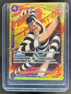 2024 One Piece Memorial Collection Mr.2.Bon.KureiBentham Secret Rare #EB01-061 - Image 1