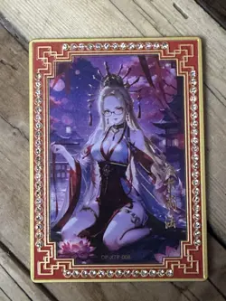 One Piece CCG Goddess Kalifa Metal Card - Beautiful Traditional Attire /68 - Image 1