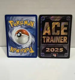 Pokemon TCG Celebratory Fanfare & Ace Trainer 2025 Promo Holo Trainer Card Lot - Image 5