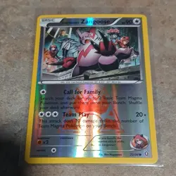Pokemon Team Magma's Zangoose Reverse Holo 22/34 Double Crisis English Card - Image 1