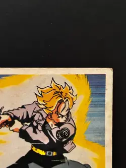 Trunks Dragon Ball Kaku Menko Card Very Rare Japan Japanes Shueisha 5 - Image 5