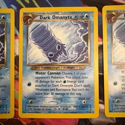 Pokemon TCG Dark Omanyte Neo Destiny Card 37/105 Unlimited Uncommon - Image 3