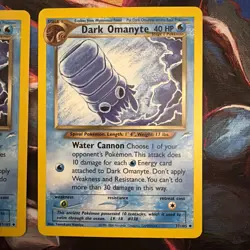Pokemon TCG Dark Omanyte Neo Destiny Card 37/105 Unlimited Uncommon - Image 4