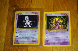 Pokemon Mewtwo Promo and 10/102 Mint Cards - Image 1