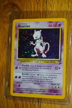 Pokemon Mewtwo Promo and 10/102 Mint Cards - Image 2
