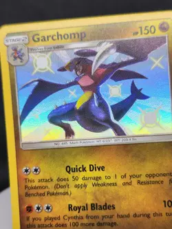 Garchomp SV40/SV94 Hidden Fates Shiny Vault Holo Rare Pokemon Card NM - Image 3