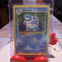 Pokemon Blastoise Base Set Holo Rare 2/102 English Vintage Card - Image 1
