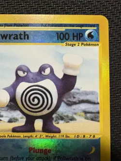Pokemon TCG Poliwrath Expedition Reverse Holo Rare 24/165 LP Lightly Played Card - Image 3