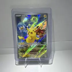 Pokemon Pikachu 027 SVP: Scarlet & Violet Promo Holo 60 HP Trading Card - Image 1