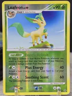 Pokemon Card TCG Leafeon Lv. 49 Reverse Holo 45/111 Rising Rivals 2009 Rare - Image 5