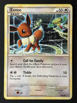 Pokemon Eevee 47/90 & Eevee 48/90 HS Undaunted Card Set (LP) - Image 4
