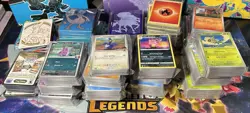 Pokemon Bulk Card Lot, 1750+ Cards (1250+ Nonholos, 550+ Energies) 480+ Sleeves - Image 1