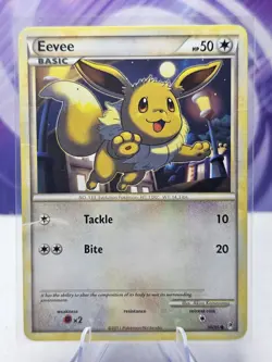 Eevee 56/95 Common Call of Legends Pokemon Card HP - Image 1