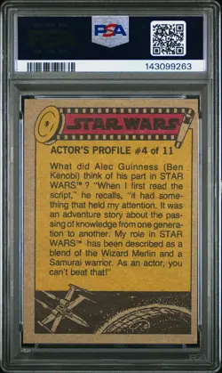 2007 TOPPS STAR WARS 1977 VINTAGE 30TH ANV STAMPED CARD CHEWIE & HAN SOLO PSA 5 - Image 2