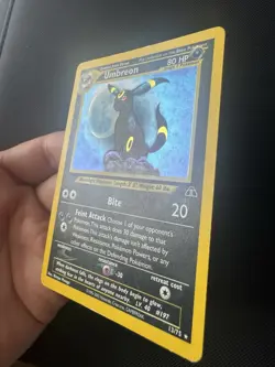 Pokemon TCG Umbreon Neo Discovery Holo Card 13/75 Unlimited Rare 2001 - Image 3