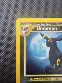 Pokemon TCG Umbreon Neo Discovery Holo Card 13/75 Unlimited Rare 2001 - Image 4