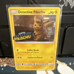 Pokemon Detective Pikachu Promo Holo Card SM190 Basic HP90 The Pokemon Company - Image 1