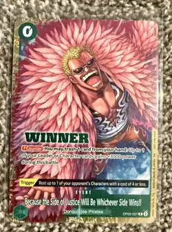 One Piece Card Game Sealed Lot (Promo, Winner, Judge) + Store Winner Cards - Image 3
