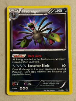 Hydreigon 103/99 Black&White Next Destinies Secret Rare LP/NM- Card - Image 1