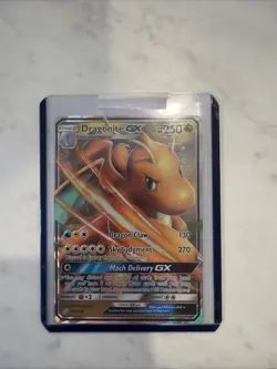 Dragonite GX 152/236 Sm-Unified Minds Ultra Rare Holo Pokemon Card NM - Image 1