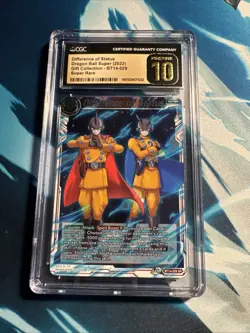Dragon Ball Super Card Game Difference of Status BT14-029 SR CGC Pristine 10 - Image 1