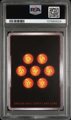 2025 DRAGON BALL SUPER CARD GAME FUSION WORLD NEW ADVENTURE VEGETA PSA 10 - Image 2