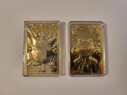 1999 Burger King Pokemon 23K Gold Cards Togepi & Poliwhirl Set Poke Balls & COA - Image 5