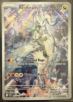 Pokemon TCG 8 Card Lot: N's Reshiram 167/159: Journey Together Illustration Rare - Image 2