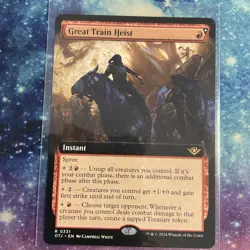 Great Train Heist (REGULAR) x1 - MTG Outlaws of Thunder Junction OTJ #331 - Image 1