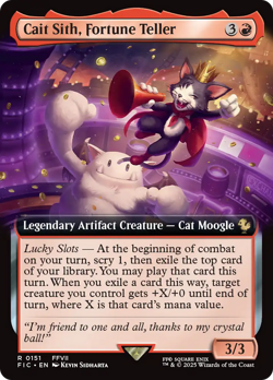 Cait Sith, Fortune Teller (REGULAR) x1 - MTG Final Fantasy Commander FIC #151 - Image 1