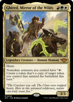 Ghired, Mirror of the Wilds (REGULAR) x1 - MTG OTJ #205 - Image 1