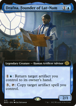Drafna, Founder of Lat-Nam (FOIL) x1 - MTG The Brothers' War BRO #313 - Image 1
