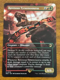Ravenous Tyrannosaurus - Jurassic World - MTG - 0018 - Image 1