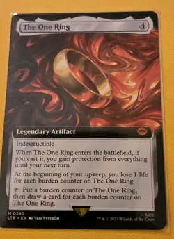 MTG LTR The One Ring (Extended Art) NON-FOIL 380 NM/M - Image 2