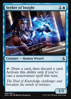 x1 Seeker of Insight - Amonkhet - NM - MTG - Image 1