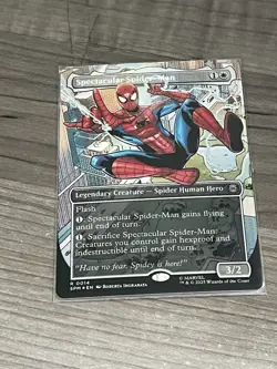Spectacular Spider-Man R 0014 Rare Foil Marvel's MTG Magic The Gathering - Image 1