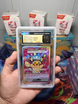 Pikachu ex Mega Dream ex 234/193 CGC Pristine 10 SAR Holo Pokemon Card - Image 1