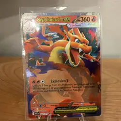 Pokemon Mega Charizard Y EX 022/217 Evolutions Rare Full Art Mega 360 HP English - Image 1