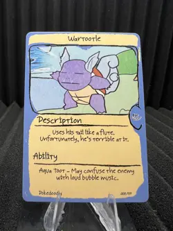 Wartootle (Wartortle) #8 - First Edition First Print PokeDoodly Fan Art- Pokemon - Image 1