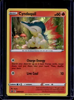 2019-2023 Pokemon SWSH Black Star Promos Cyndaquil #SWSH221 - Image 1