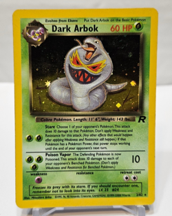 Dark Arbok 2/82 Holo Rare Unlimited Team Rocket *LIGHT SWIRL* Pokemon 809 - Image 1