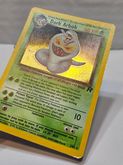 Dark Arbok 2/82 Holo Rare Unlimited Team Rocket *LIGHT SWIRL* Pokemon 809 - Image 3