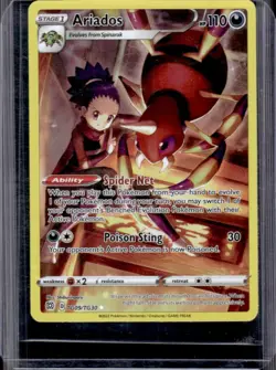 2022 Pokemon SWSH Brilliant Stars Ariados Trainer Gallery Holo #TG09/TG30 - Image 1