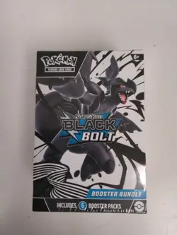 Pokemon Cards Box Pack Scarlet & Violet Black Bolt Includes 6 Booster Packs New - Image 1