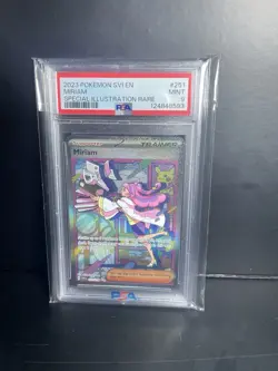 Miriam 251/198 Scarlet & Violet Special Illustration Rare PSA 9 Pokemon - Image 1