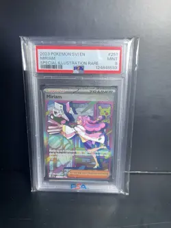 Miriam 251/198 Scarlet & Violet Special Illustration Rare PSA 9 Pokemon - Image 3