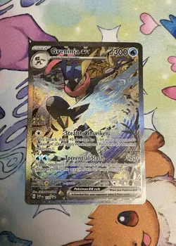 Pokemon TCG Greninja EX SVP 132 Shrouded Fable Black Star Promo Illustration NM - Image 1